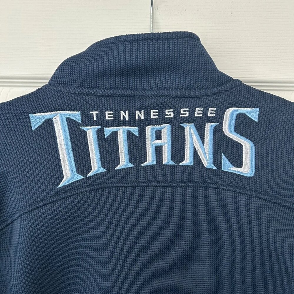 NWT NFL Team Apparel TENNESSEE TITANS Embroidered pullover Jacket Small MSRP $90 - Picture 11 of 15